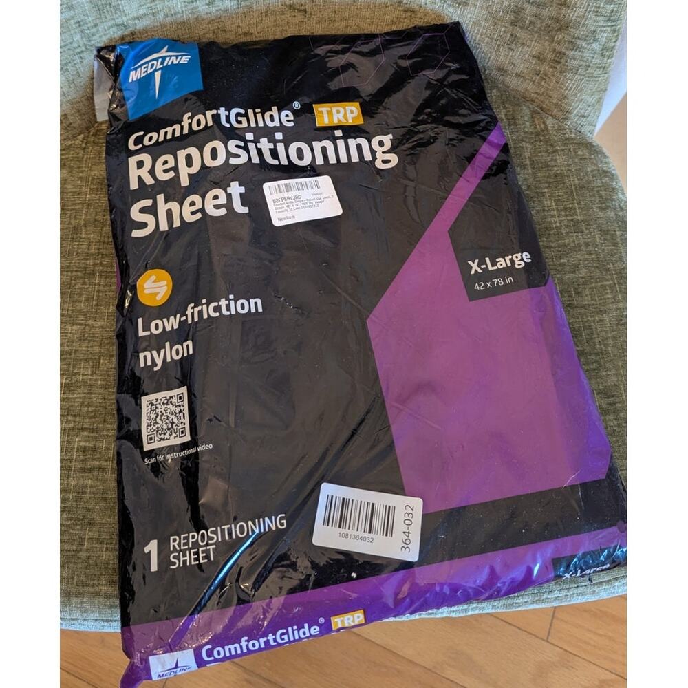 Medline Comfort Glide Repositioning Sheet XL 42" x 78", 1000 lbs CGSHEETXLD
